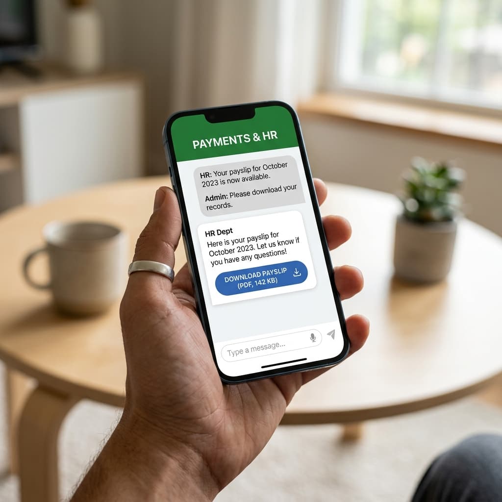 Zetameld Payroll WhatsApp Notifications